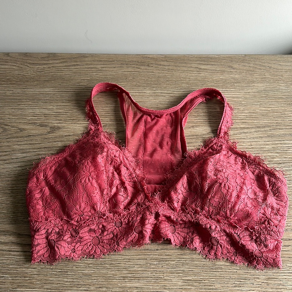 Aerie Mesh Floral Bralette